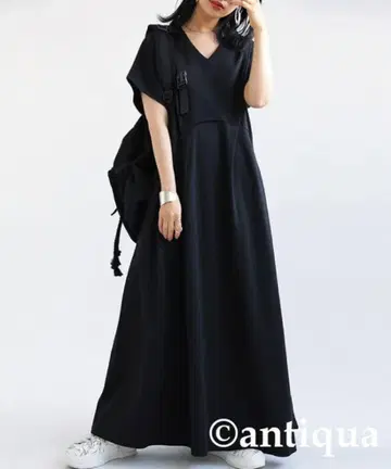 antiqua 안티카 patterntorso 반팔 원피스