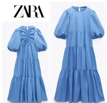 ZARA 퍼프 슬리브 원피스