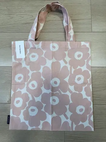 [ 미사용 새상품 ] marimekko 마리메꼬 꽃무늬 토트백