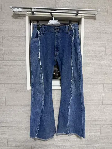 리메이크 플레어 데님 Lee 구제 의류