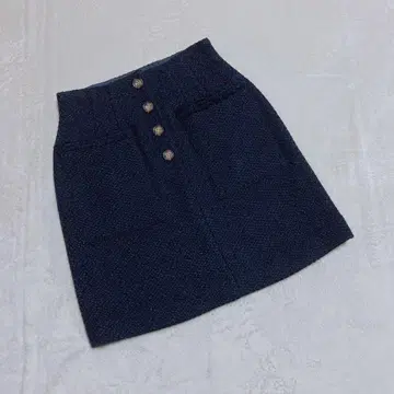 MOUSSY 마우지 * 새상품급 스커트 미니 타이트 네이비 (1)