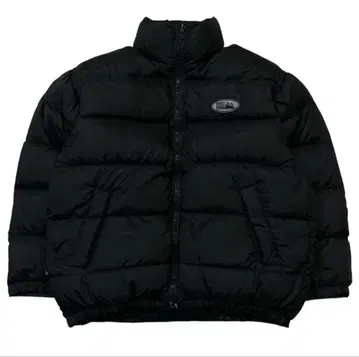90's Vintage FIRST DOWN 블랙 다운 자켓 M