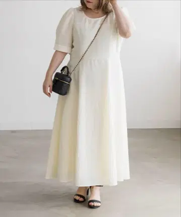 CLETTE 오리지널 시어 체크 원피스 쿠레트