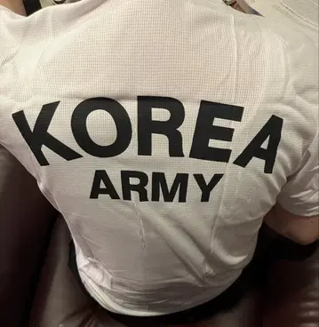 KOREA ARMY 반팔T셔츠 화이트