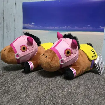 서러브레드 컬렉션 봉제 인형 스마트폰 숄더 하루우라라 2체 세트