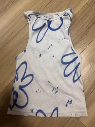 CITYSHOP SUKU HOME 꽃무늬 탱크탑