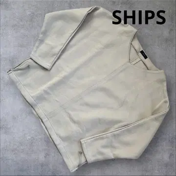 [ 새상품급 ] SHIPS 쉽스 V넥 풀오버 베이지 프리 사이즈