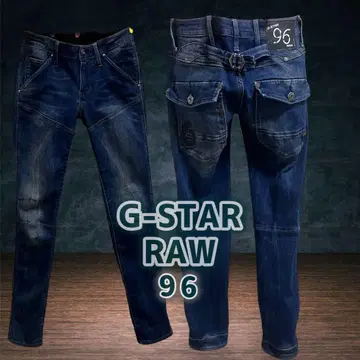 G-STAR RAW 지스타로우 96 자수 5620 바이커 스트레치