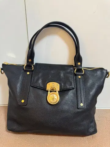 Michael Kors 블랙 가죽 백