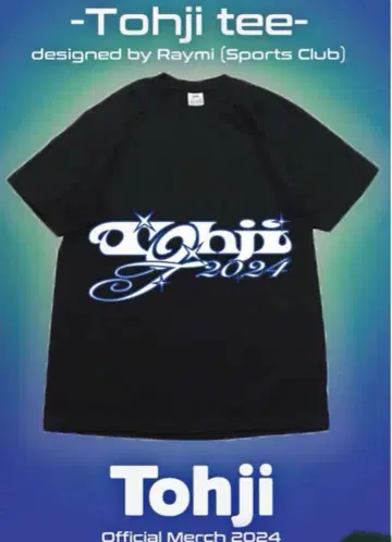 Tohji Tee 블랙 2024
