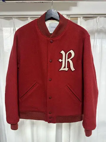 RADIALL 바시티 자켓 빨간색