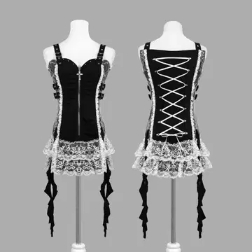 Dimmoire 타무노 치기 Gothic 드레스 화이트