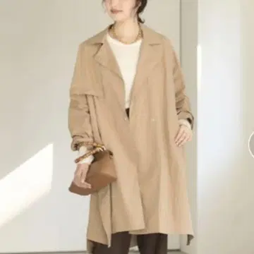 plage 텐트 코트 카멜 36