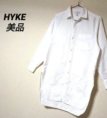 HYKE 롱 원피스 화이트 오버 사이즈