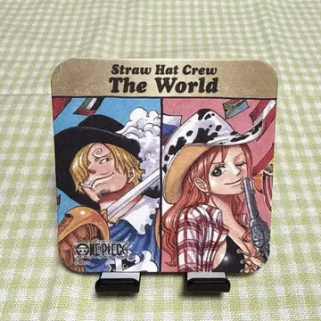 원피스 아트 코스터 STRAW HAT CREW The World