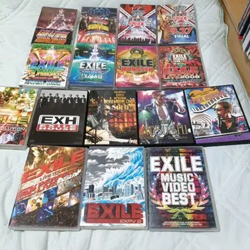EXILE 라이브 투어 dvd 세트 16매