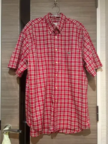 라코스테 체크 셔츠