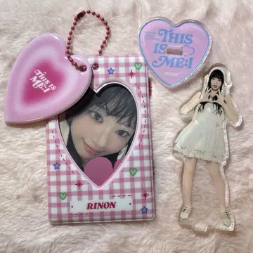 ME:I 무라카미 리논 트레이딩 카드 홀더 아크릴 스탠드