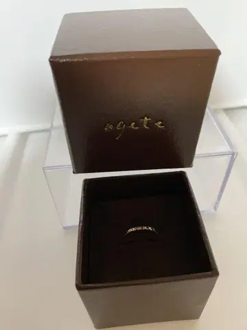 agate 핑키링 5호 블랙다이아몬드