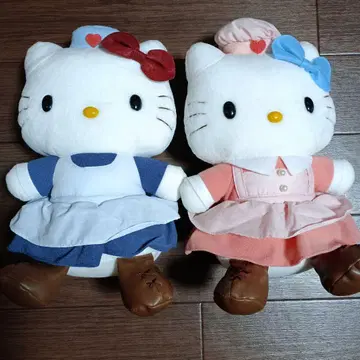 헬로키티 봉제 인형 2개 세트
