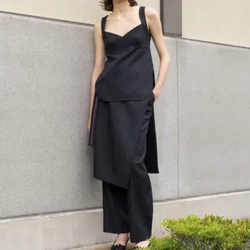 BACCA 블랙 플리츠 스커트 36