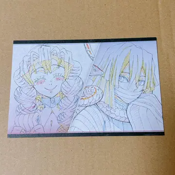 귀멸의 칼날 ufotable 다이닝 오스소와케 엽서 이쿠로 칸로지