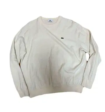 라코스테 LACOSTE 니트 스웨터 화이트