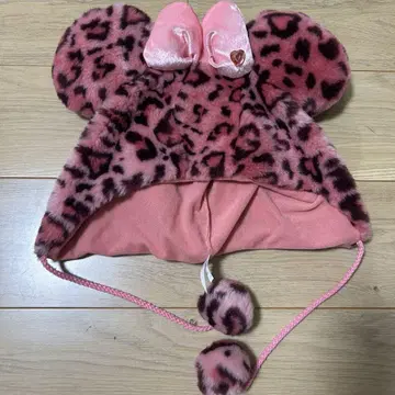 디즈니 미니 팬캡 레오파드 무늬