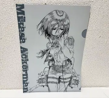 진격의 거인 아사노 쿄지 원화전 2017 클리어 파일 미카사