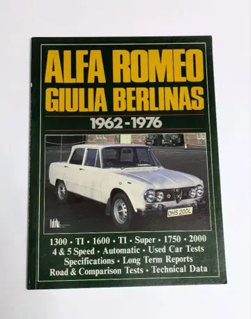 ALFA ROMEO GIULIA BERLINAS 1962-1976