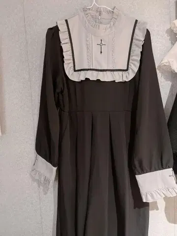 디어마이러브 유메텐보 크로스 자수 시스터 원피스 롱 기장 3L