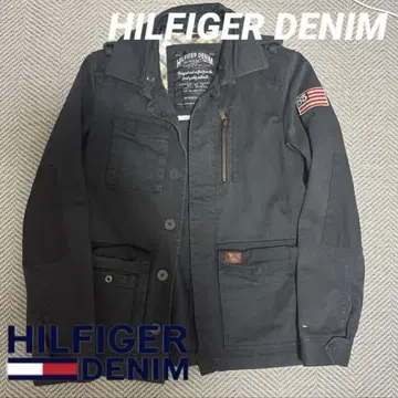 TOMMY HILFIGER DENIM 아메카지 블랙 자켓 구제 의류