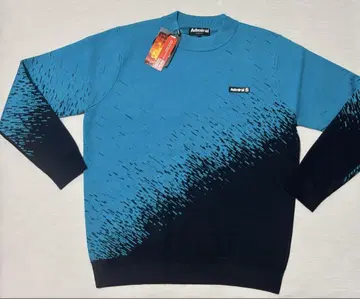 17600엔 어드미럴 스타트레일 자카드 모크넥 스웨터 L