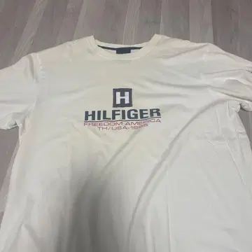 TOMMY HILFIGER 화이트 T셔츠 M