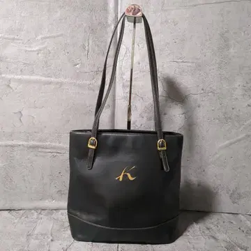 [ Kitamura ] 키타무라 가죽 블랙 숄더 토트백