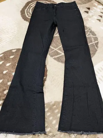 블랙 부츠컷 데님 26 사이즈