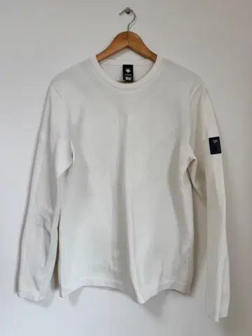DESCENTE 화이트 긴팔 니트 L