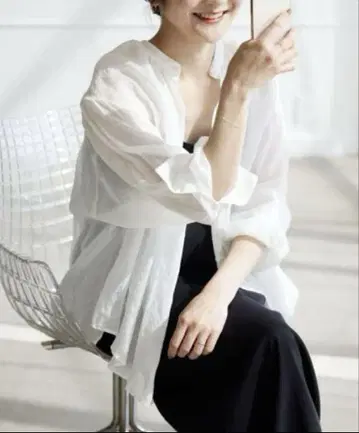 SLOBE IENA 라미 개더 셔츠