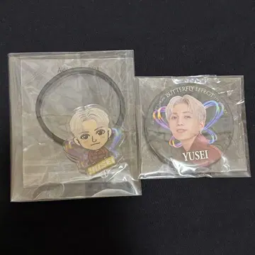 야기 유세이 머리끈 캔뱃지
