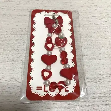 =LOVE 이코러브 의상 모티브 비즈 스트랩 특별히