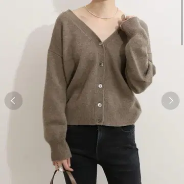 노블 7G 울 가디건