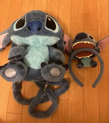 스티치 머리띠 백팩 봉제 인형 디즈니