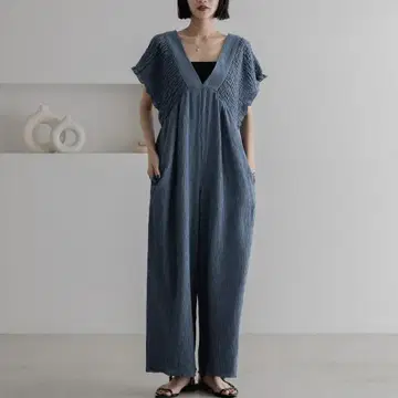 로리즈팜 요우류 셔링 살로펫 블루 M