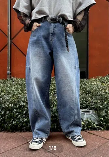 토라노이의 데님 BARREL DENIM PANTS 새상품급