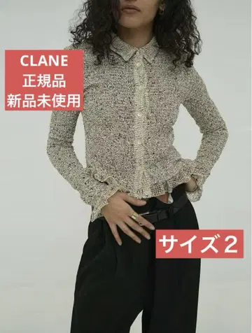 CLANE CLANE MIX MESH GATHER SHIRT