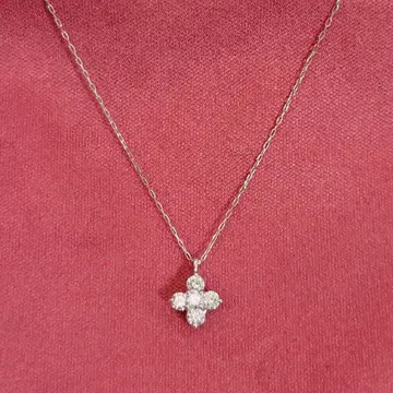 다이아몬드 0.3ct 플라워 펜던트 목걸이