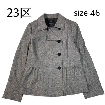 [ size 46 ] 23구 하프 코트 캐시미어 울 빅 사이즈