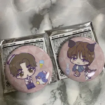 SEVENTEEN 산리오 원우 버논 캔뱃지 쿠로미 턱시도샘
