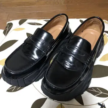 DOOPZ 청키 밑창 로퍼 통굽 블랙