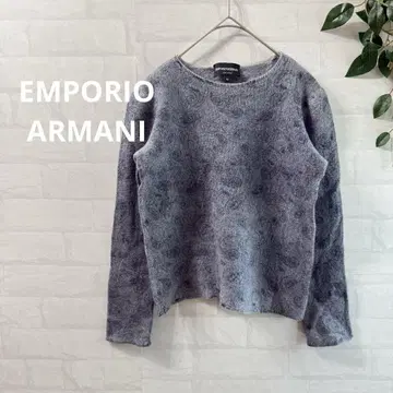 [ EMPORIO ARMANI ] 울 페이즐리 무늬 긴팔 니트 (52)